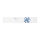 Bandeau De Faire-part Mariage Whimsical Blue (Plat)