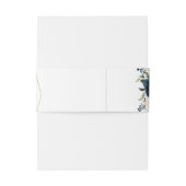 Bandeau De Faire-part Marine Gold White Champagne Ivory Mariage géométri (Dos Example)