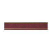 Bandeau De Faire-part Maroon et or (Plat)