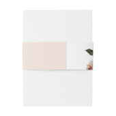 Bandeau De Faire-part Marsala Autumn Floral | Blush (Dos Example)