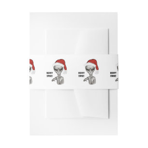 Bandeau De Faire-part Mauvais Alien, Lourds Noël !