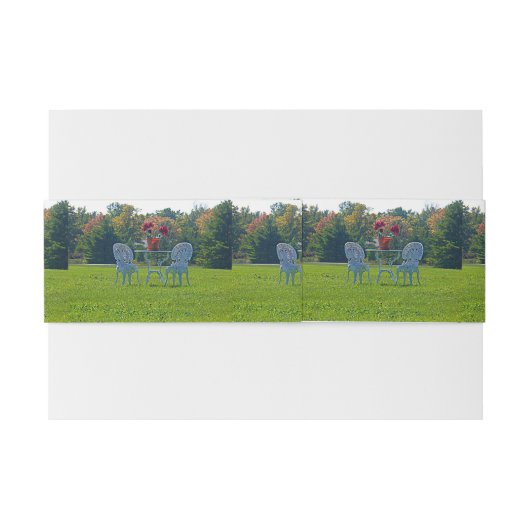 Bandeau De Faire-part Meadow of Love Invitation Bands (Dos exemple)