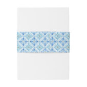 Bandeau De Faire-part Mediterranean Tile Pattern | Amalfi Coast Wedding (Dos Example)