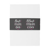 Bandeau De Faire-part Meilleure maman, petites étoiles (Dos Example)