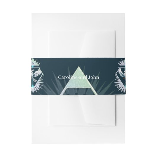 Bandeau De Faire-part Merveilleux imaginaire blanc phoenix. (Devant example)