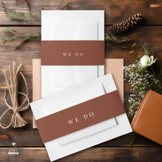 Bandeau De Faire-part Message texte minimal que nous faisons Invitation