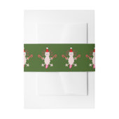 Bandeau De Faire-part Mignons Axolotl de Noël (Devant example)