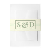 Bandeau De Faire-part Minimal Modern Editable Wedding (Devant example)