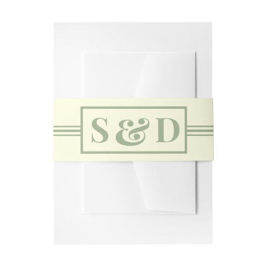 Bandeau De Faire-part Minimal Modern Editable Wedding (Devant example)