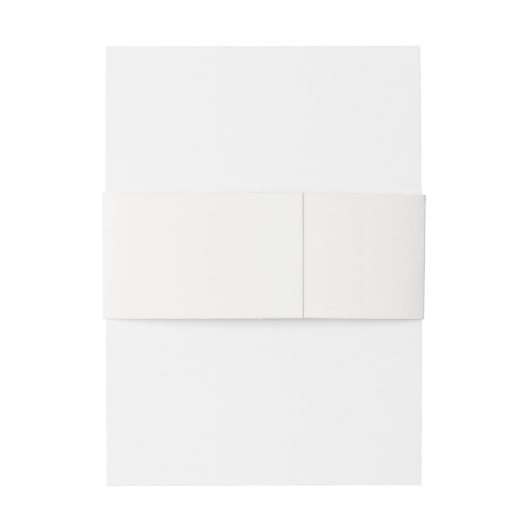 Bandeau De Faire-part Minimalist Monogram Script Ampersand (Dos Example)