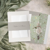 Bandeau De Faire-part Minimalist Taupe Wedding
