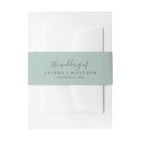 Mint Green Le Mariage De Invitation Bande De Ventr