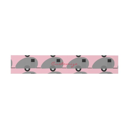 Bandeau De Faire-part Minuscule remorque Teardrop Thunder_Cove (Plat)