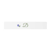 Bandeau De Faire-part Misty bleu et vert (Plat)