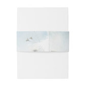 Bandeau De Faire-part Misty Meadow and Heart Monogram (Dos Example)