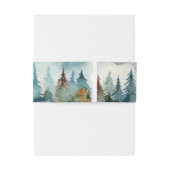 Bandeau De Faire-part Misty Mountain Mariage (Dos Example)