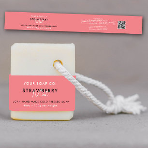 Bandeau De Faire-part Modèle de bande de savon de la barre cosmétique Ét