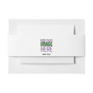 BANDEAU DE FAIRE-PART MODÈLE DE TEXTE D'IMAGE BLANCHE SIMPLE MODERNE