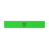 BANDEAU DE FAIRE-PART MODELE DE TEXTE D'IMAGE VERT CITRON ÉDITABLE MODER (Plat)