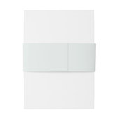 Bandeau De Faire-part Modern Ampersand Elegant Monogram (Dos Example)