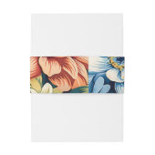 Bandeau De Faire-part Modern Floral Botanical Wedding (Dos Example)