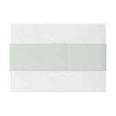 Bandeau De Faire-part Modern Minimal Minimalist Sage Green Wedding (Dos exemple)