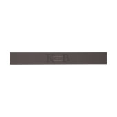 Bandeau De Faire-part Modern Minimalist Brown Monogram Wedding (Plat)
