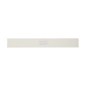 Bandeau De Faire-part Modern Purple Hand Written Pastel Wedding (Plat)
