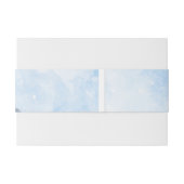 Bandeau De Faire-part Modern Winter Mountain Pattern Wedding (Dos exemple)