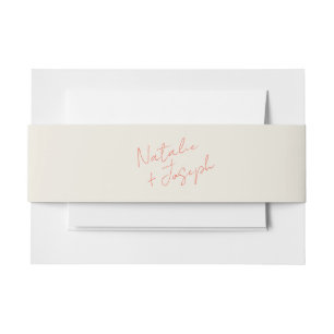Bandeau De Faire-part Moderne coloré rétro Whimsical brillant Mariage am