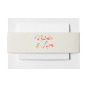 Bandeau De Faire-part Moderne coloré rétro Whimsical Mariage funky