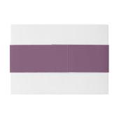 Bandeau De Faire-part Moderne Contemporain violet jaune mariage monogram (Dos exemple)