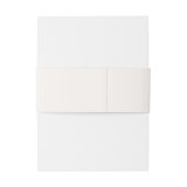 Bandeau De Faire-part Moderne élégant mariage rose neige (Dos Example)