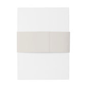 Bandeau De Faire-part Moderne minimaliste noir et ivoire Mariage (Dos Example)