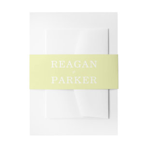 Bandeau De Faire-part Moderne Pastel Green Mariage personnalisé