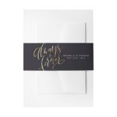 Bandeau De Faire-part Moderne Simple Toujours Et Toujours Mariage Script (Devant example)
