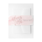 Bandeau De Faire-part Moderne Simple Toujours Et Toujours Mariage Script (Devant example)