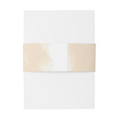 Bandeau De Faire-part monogramme botanique pastel aquarelle Mariage (Dos Example)