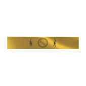 Bandeau De Faire-part Monogramme calligraphique - Or (Plat)