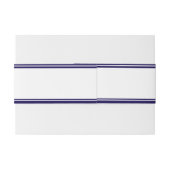 Bandeau De Faire-part Monogramme catholique intemporel (Dos exemple)