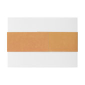 Bandeau De Faire-part Monogramme d'automne minimaliste moderne (Dos exemple)