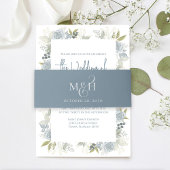 Bandeau De Faire-part Monogramme de script de calligraphie simple