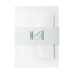 Bandeau De Faire-part Monogramme Élégant Ampersand Moderne