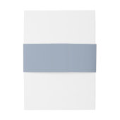 Bandeau De Faire-part Monogramme Mariage bleu clair (Dos Example)