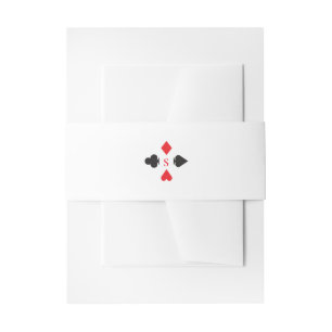 Bandeau De Faire-part Monogramme Mariage Casino