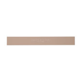 Bandeau De Faire-part Monogramme Mariage pastel beige doux (Plat)