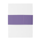 Bandeau De Faire-part Monogramme minimal et chic violet violet (Dos Example)