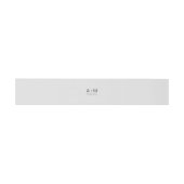 Bandeau De Faire-part Monogramme Minimal Gris (Plat)