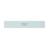 Bandeau De Faire-part Monogramme minimal Mariage bleu Turquoise clair (Plat)