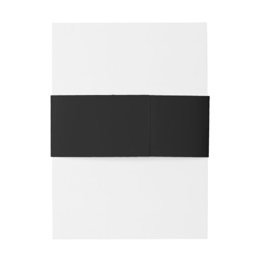 Bandeau De Faire-part Monogramme noir et or simple Mariage élégant (Dos Example)